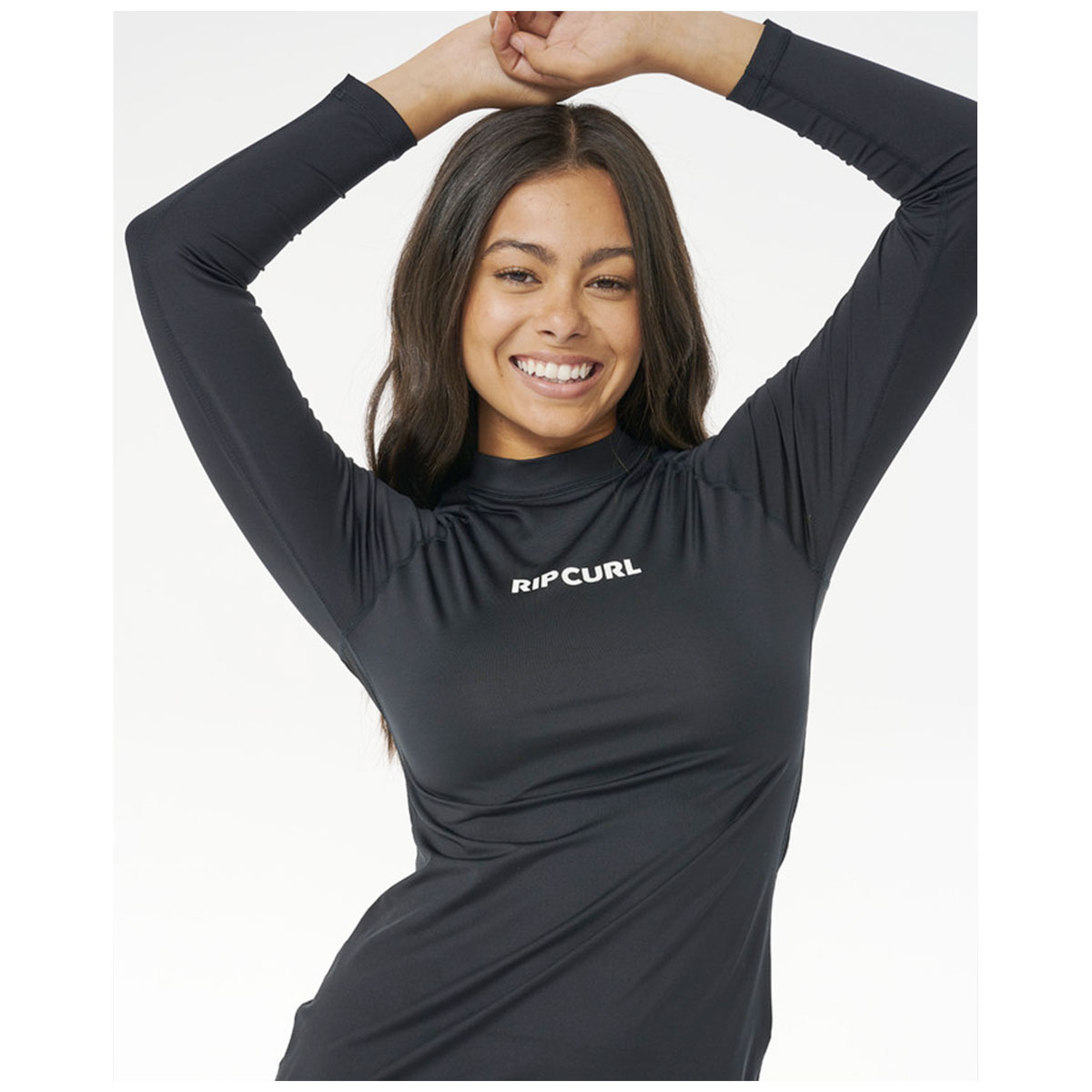 Rip Curl rashguard dam classic surf  l/S black
