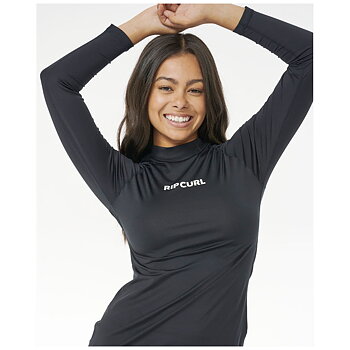 Rip Curl rashguard dam classic surf  l/S black