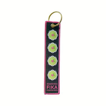 Keyring woven strap - Princess Cake / Prinsesstårta
