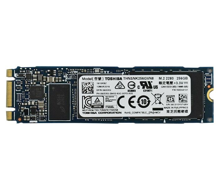 Toshiba 256GB SSD M2 2280 SATA THNSNK256GVN8
