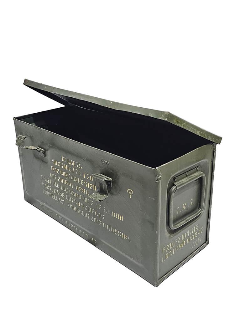 Gammal militärkista Grön  - 3