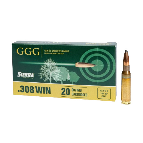 GGG Ammo .308 Win 165gr SBT Sierra Gameking