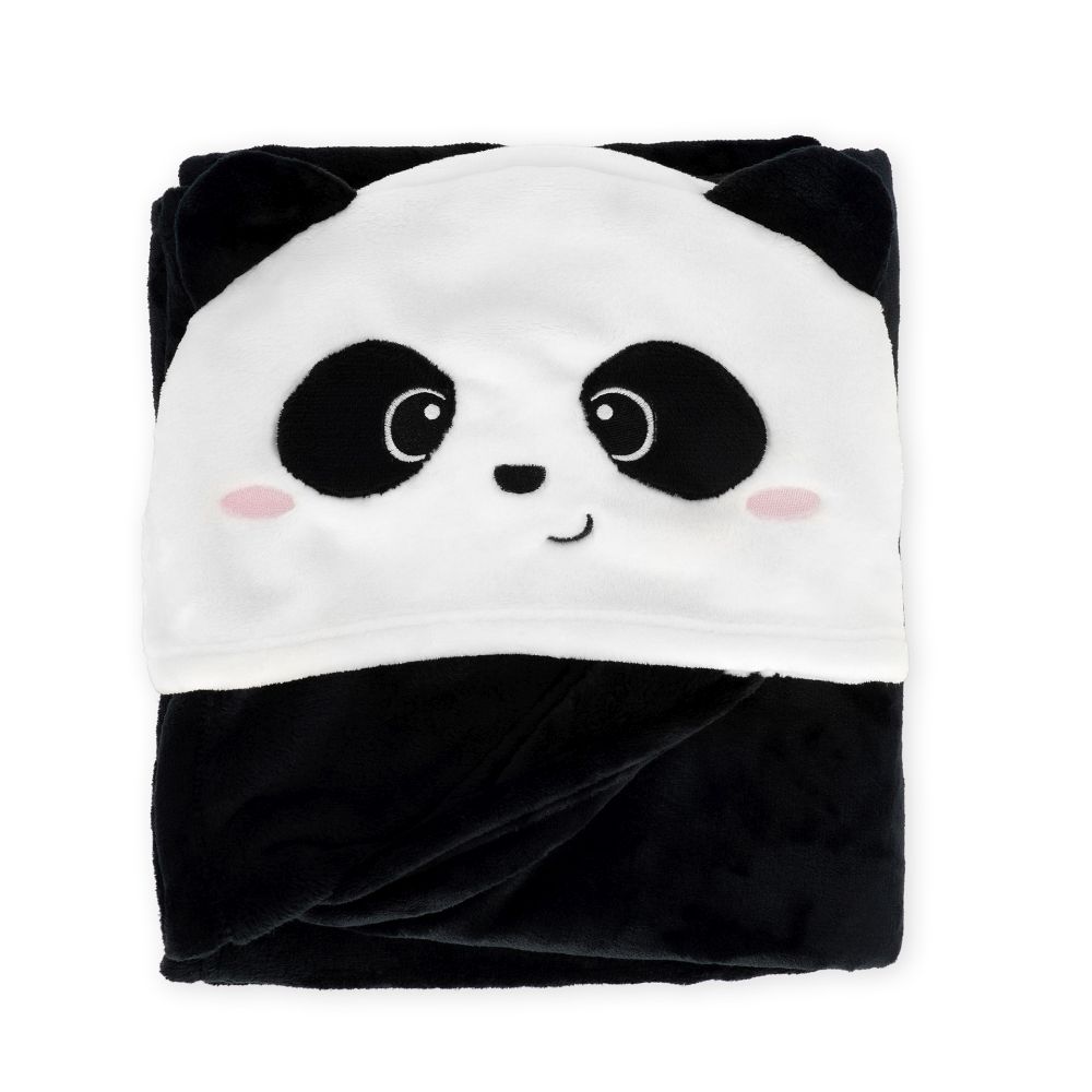 Cosy hugs, tæppe med hætte, Panda - 4
