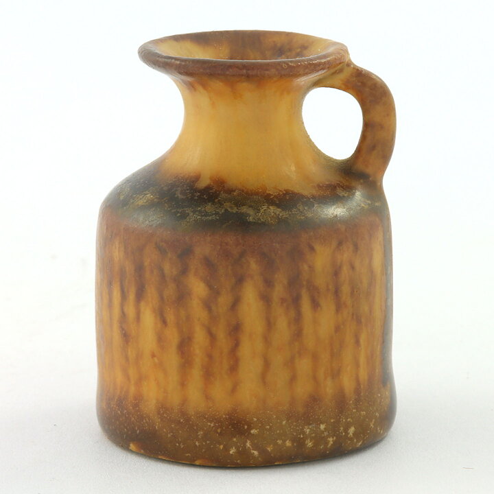 Carl-Harry Stålhane (1950s) Dark Brown Miniature Vase 4 cm (#25)