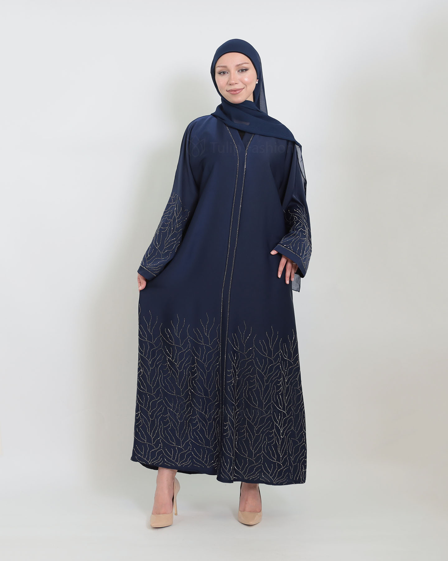 Abaya - Sten Dekorerad - Midnattsblå - 7