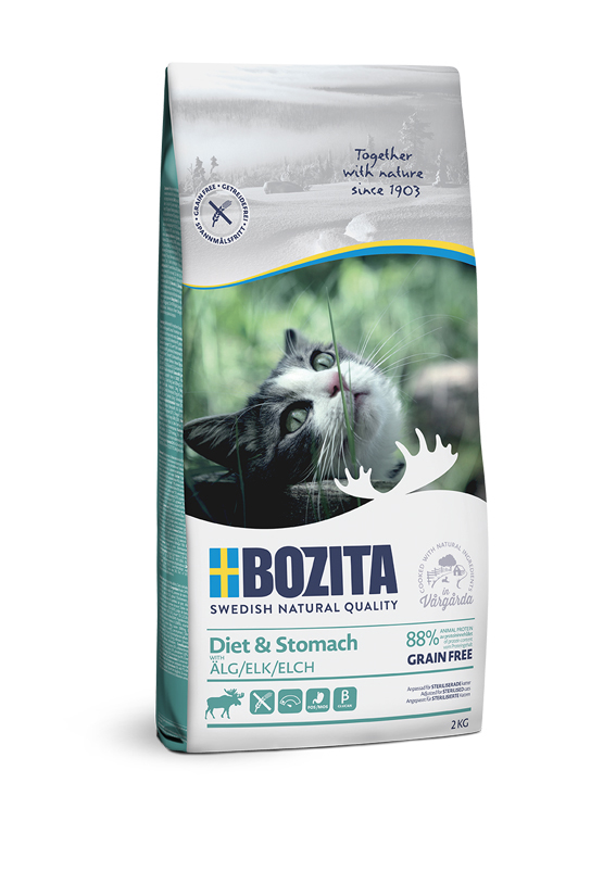  Bozita Diet & Stomach Grain Free Elk, 2kg