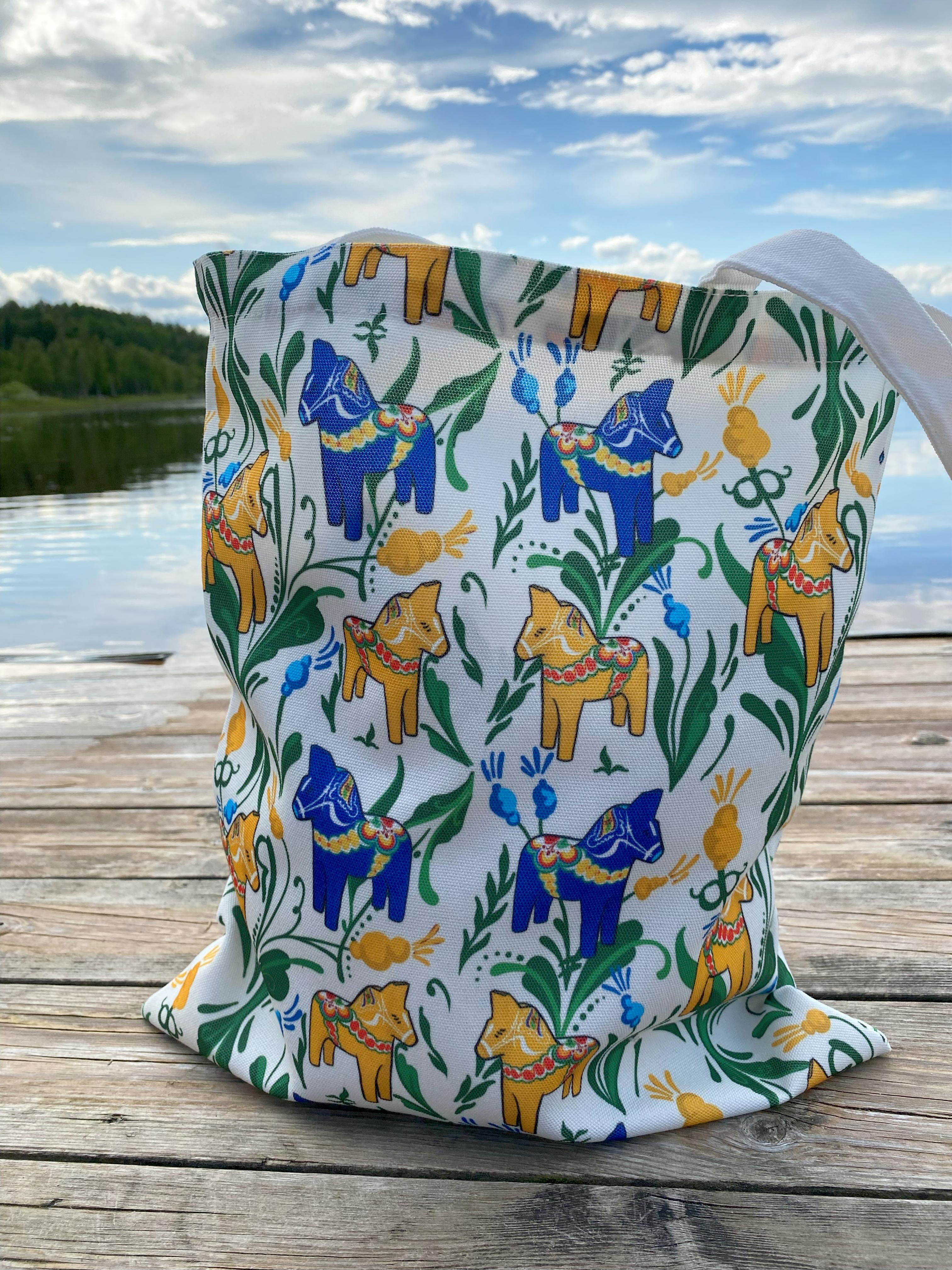 Canvas bag "Dalarna" 35x40 cm - Choose between three different models! - 6