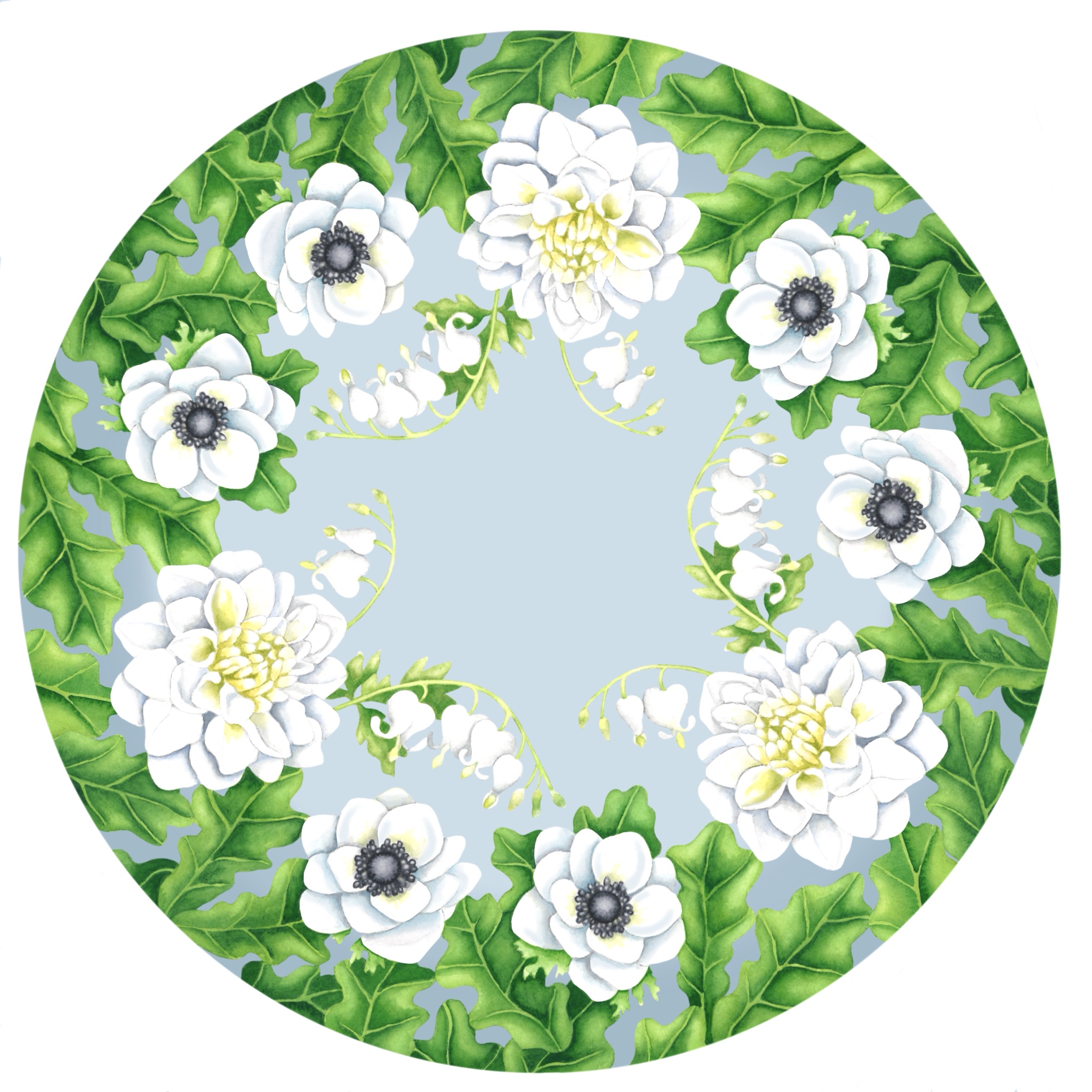 Bricka "Dahlia"   - 2