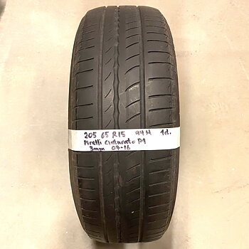 15" BEGAGNAT SOMMARDÄCK | 1 st 205/65 R15 94H Pirelli Cinturato P1 | V07-16 | 3 mm | T-4