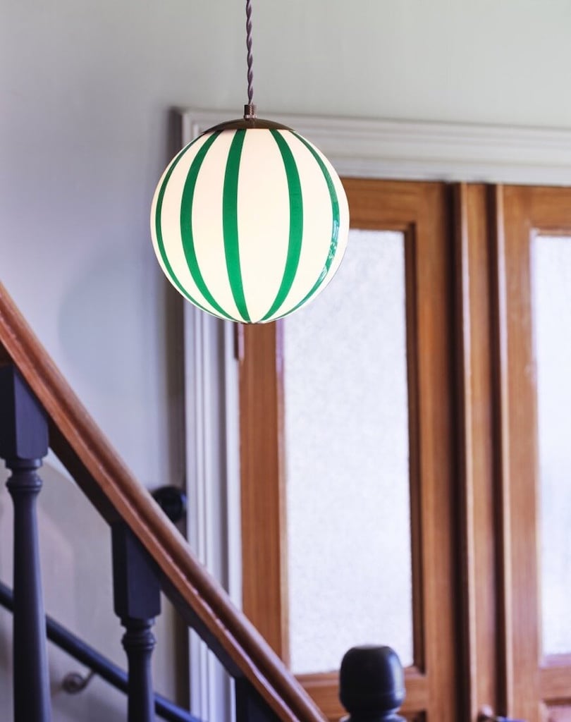 Alba Small Ceiling Lamp - Opal Green/White - 21 cm