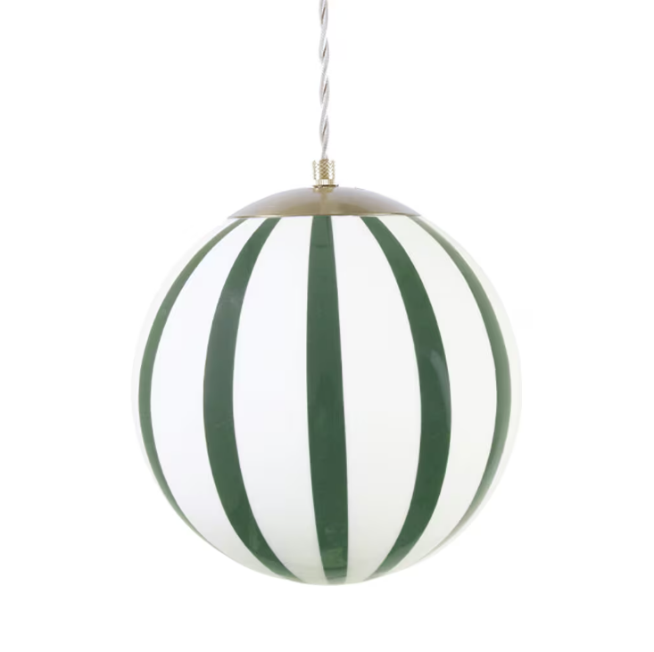 Ceiling lamp Alba Large - Opal Green/White - 28.5 cm - 2