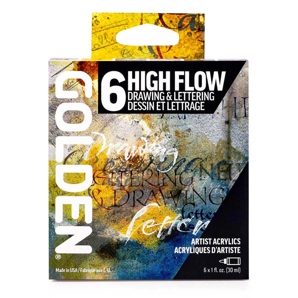 High Flow Drawing & Lettering Set – Golden Artist Colors - 3