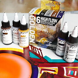 High Flow Drawing & Lettering Set – Golden Artist Colors