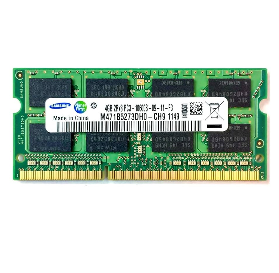 4GB DDR3 1x4GB Samsung 2Rx8 PC3-10600S 1333MHz RAM Minne