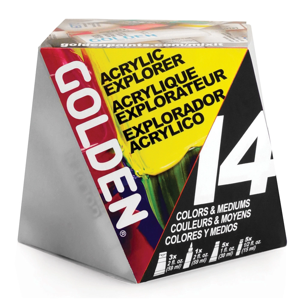 Explorer 14 Set – GOLDEN Artist Colors