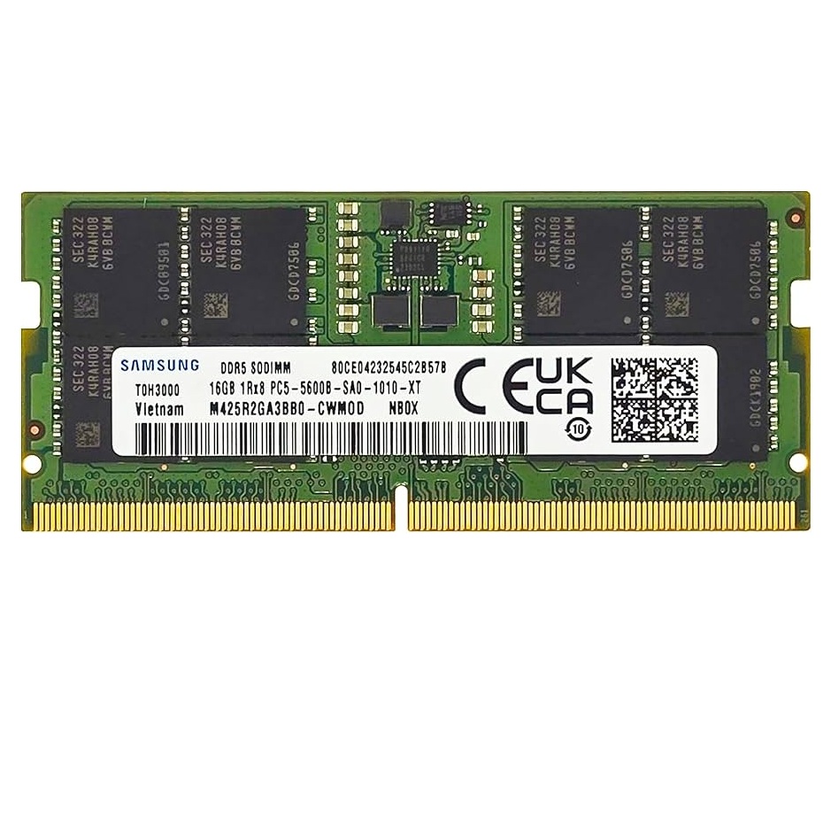 16GB DDR4 1x16GB Samsung SODIMM 2Rx8 PC5-5600B 5600Mhz RAM Minne (M425R2GA3PB0-CWMOD)