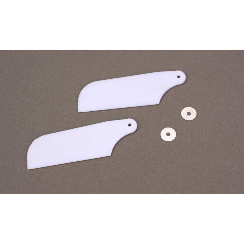 BLADE Tail Rotor Blade Set, White: B450, 330X, 330S