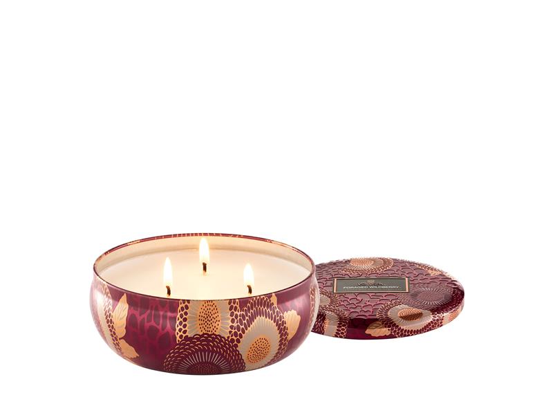 Voluspa, Foraged Wildberry 3 Wick Decorative Tin