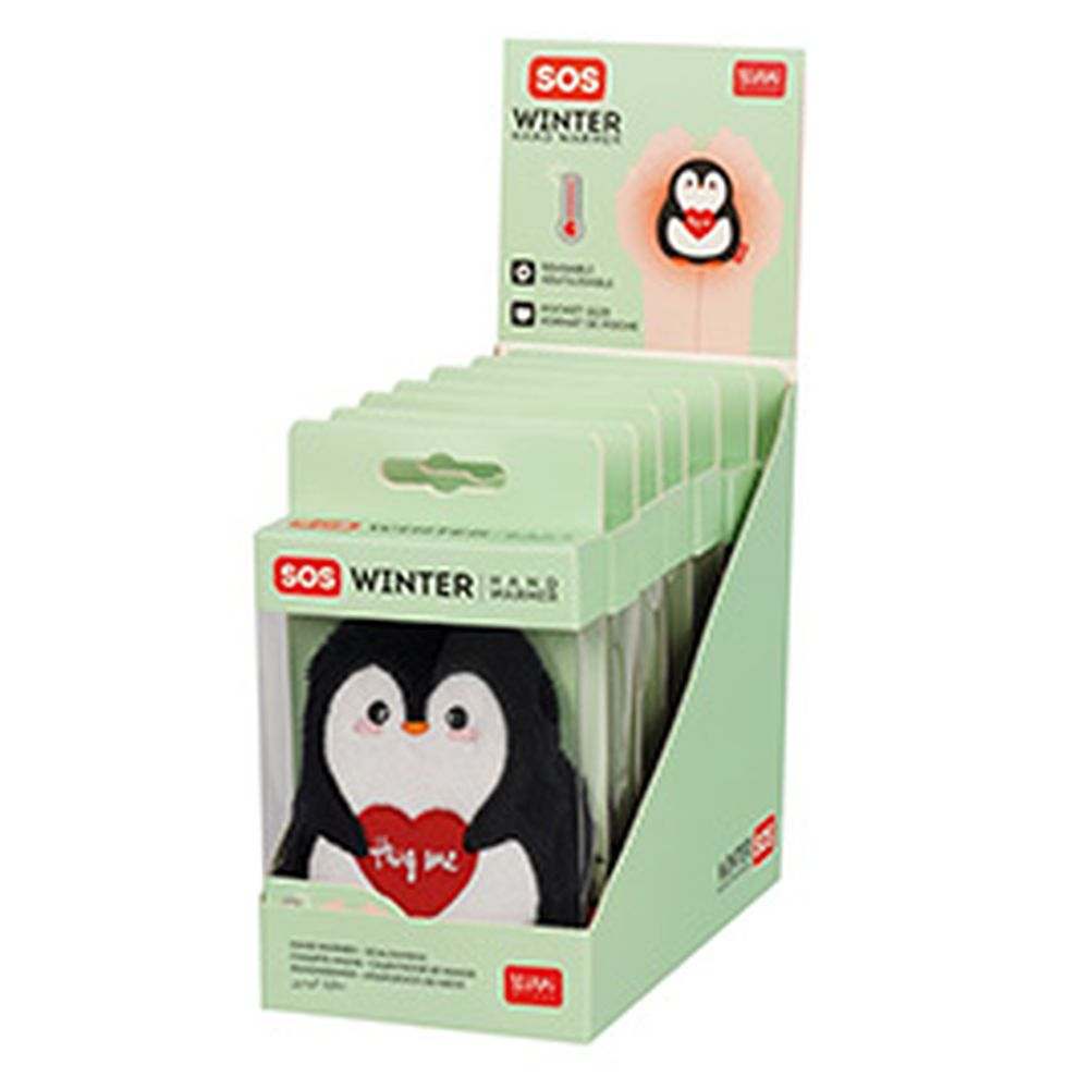 Varmepude, SOS Winter Hand warmer, Penguin - 2