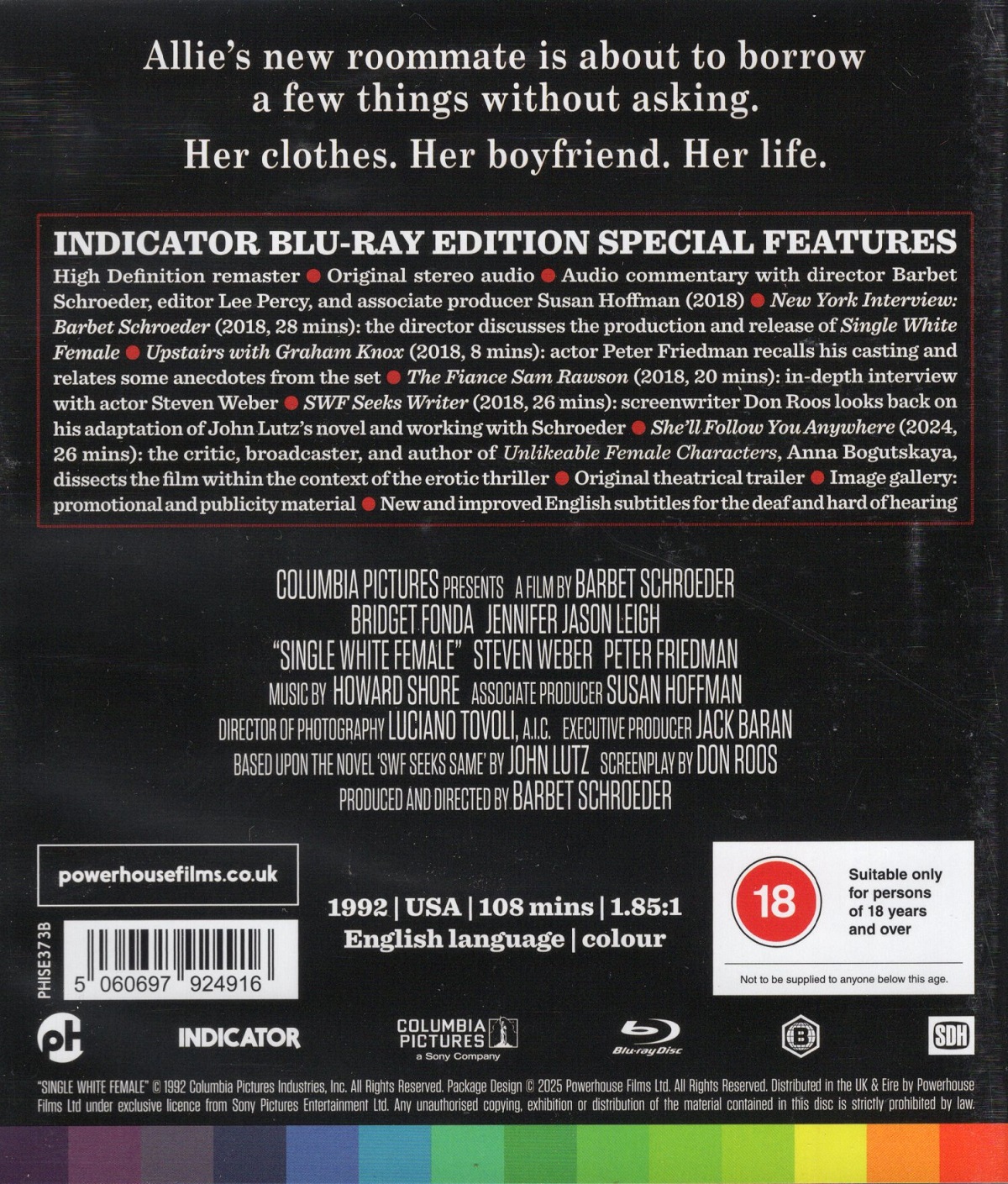 Single White Female (ej svensk text) (Blu-ray) - 2