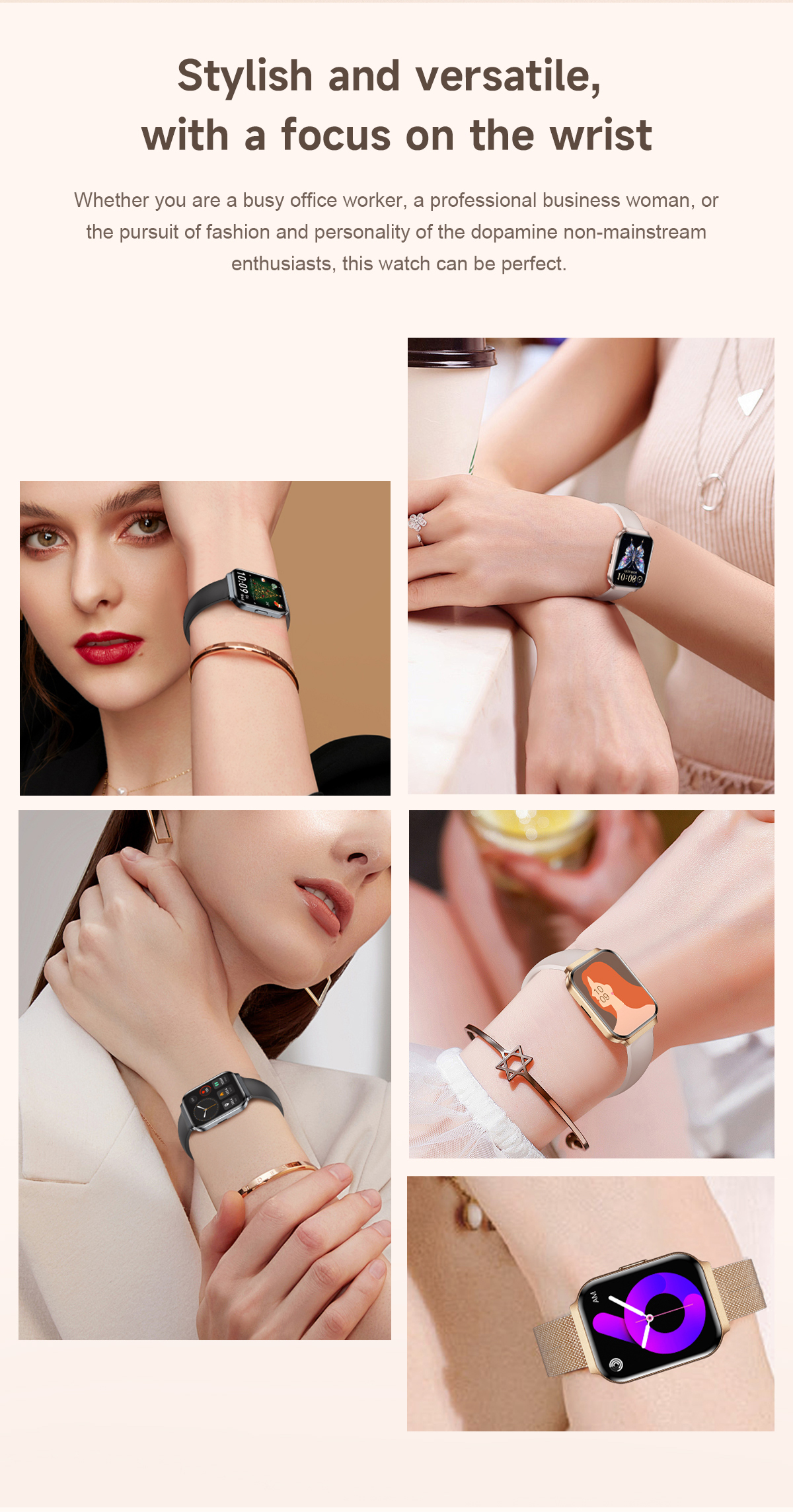 Philippe Palmer Smart Watch LP79 Ultra Thin Black - 28