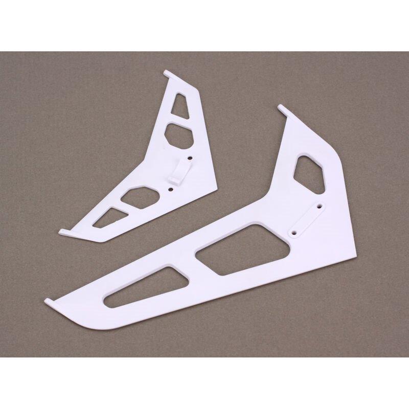 BLADE Stabilizer/Fin Set, White: B450, 330X, 330S