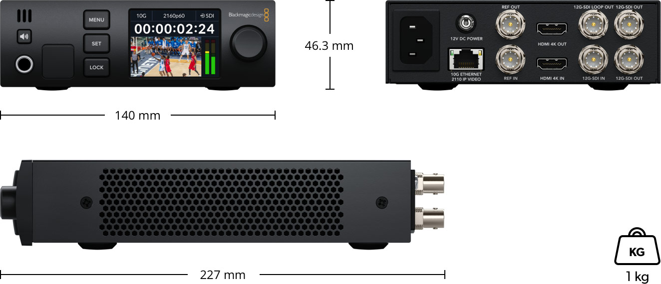 Blackmagic 2110 IP UpDownCross 12G - 2