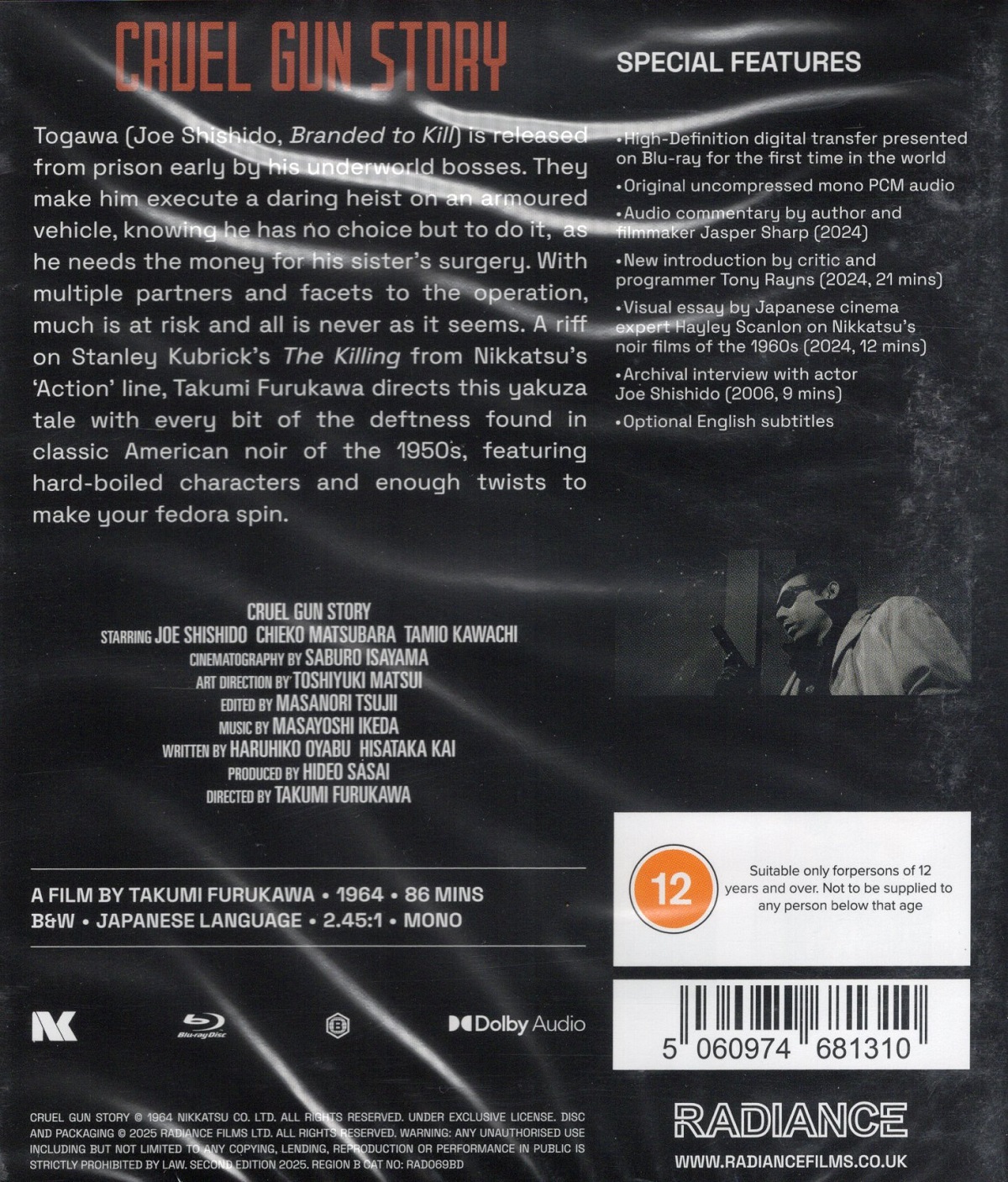 Cruel Gun Story (ej svensk text) (Blu-ray) - 2