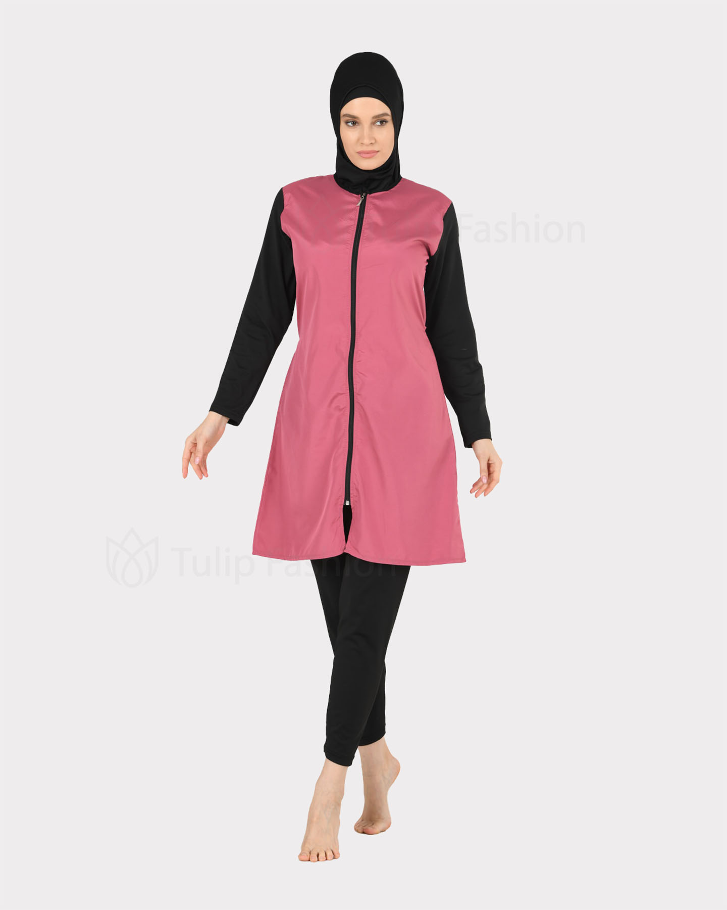 Muslim Swimsuit with hijab - Pink