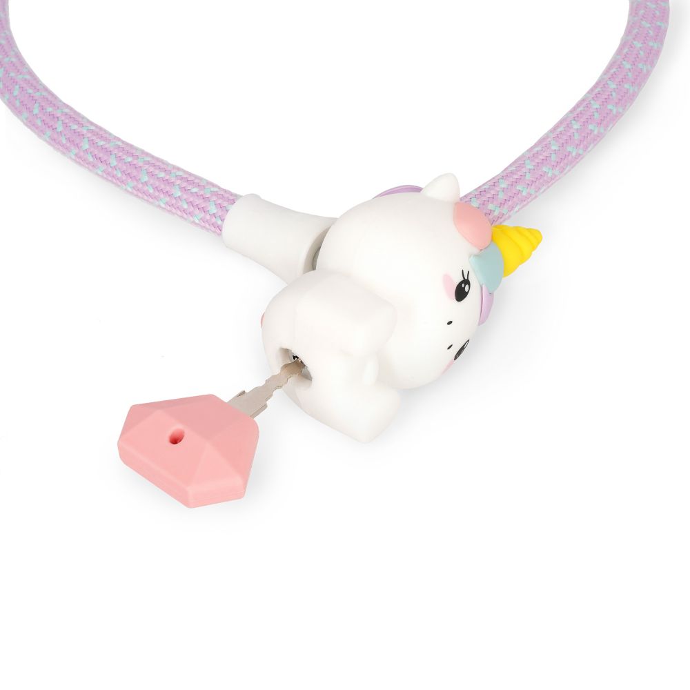 Cykellås med nyckel, Unicorn - 2