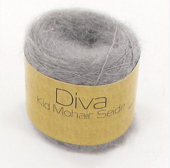 Diva Kid Mohair & Mullbärssilke, rök