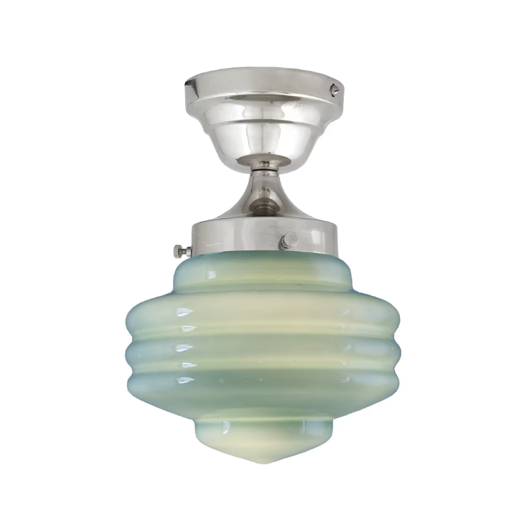 Taklampa Valter - Nickel/Opal Grön - 20 cm - 2