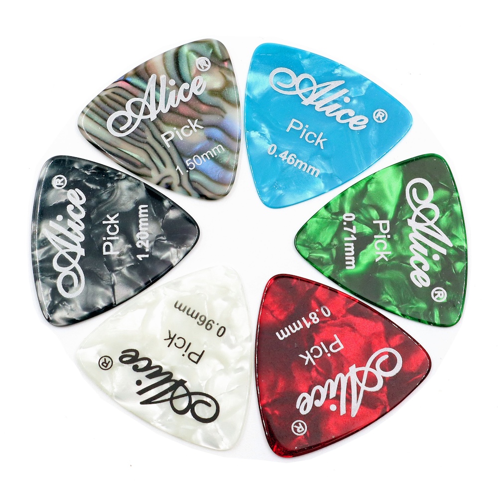 Alice AP-ALT Large Triangle Celluloid Picks 