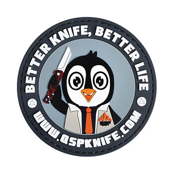 QSP - Better Knife Better Life Penguin PVC Patch