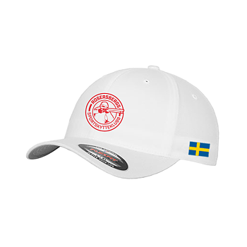 Vit Keps flexfit med brodyr (GEVÄR)