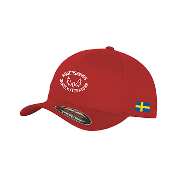 Röd Keps flexfit med brodyr (HORN)