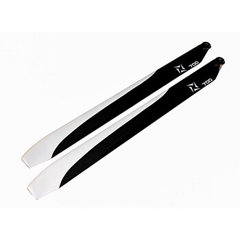 BLADE Carbon Fiber Main Rotor Blades: 700mm