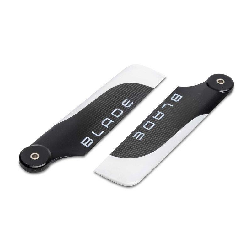 BLADE Carbon Fiber Tail Rotor Blade Set: 105mm