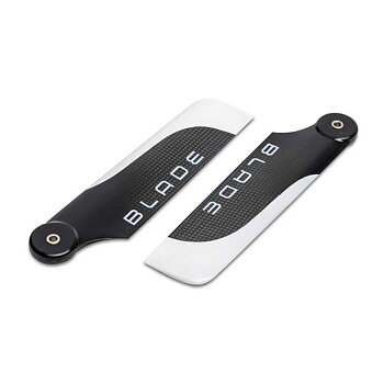 BLADE Carbon Fiber Tail Rotor Blade Set: 105mm