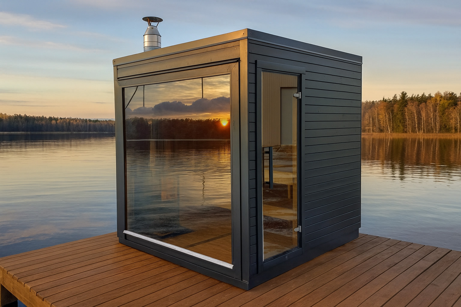 Sauna Funkis, isolerad