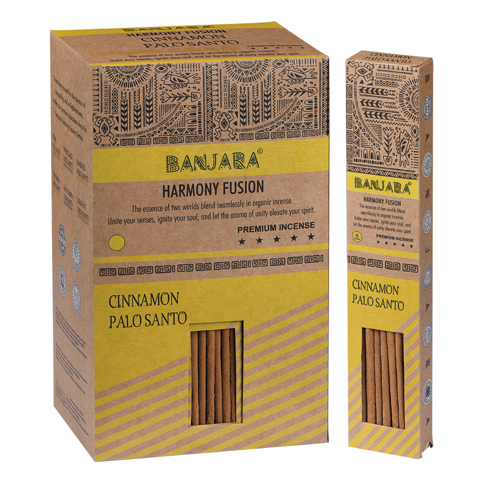 Banjara Harmony Fushion Smudge Rökelse Pinnar - Palo Santo / Kanel
