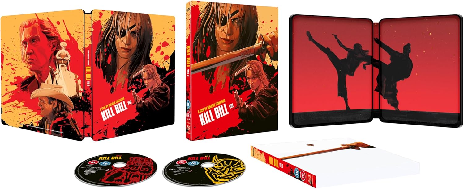 Kill Bill - Volym 2 (Limited Edition Steelbook) (ej svensk text) (4K Ultra HD + Blu-ray) - 3