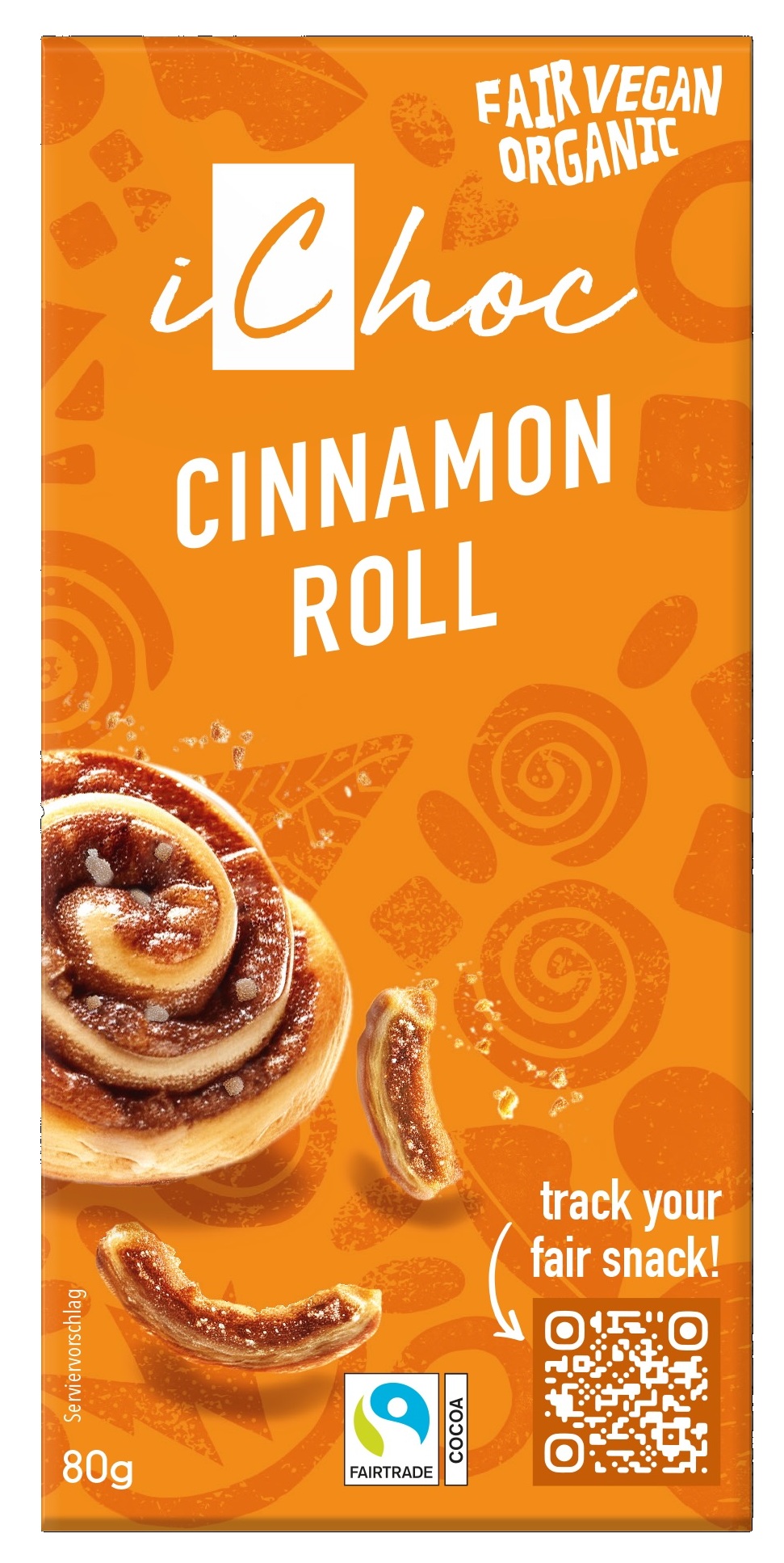 Cinnamon Roll Vegan 80g x10, EKO - 2