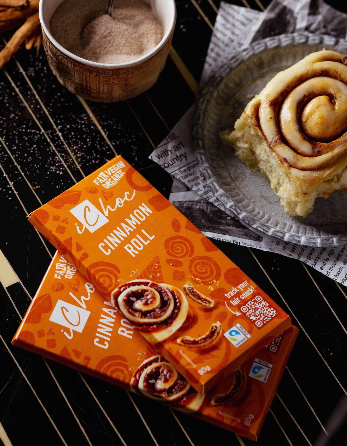 Cinnamon Roll Vegan 80g x10, EKO