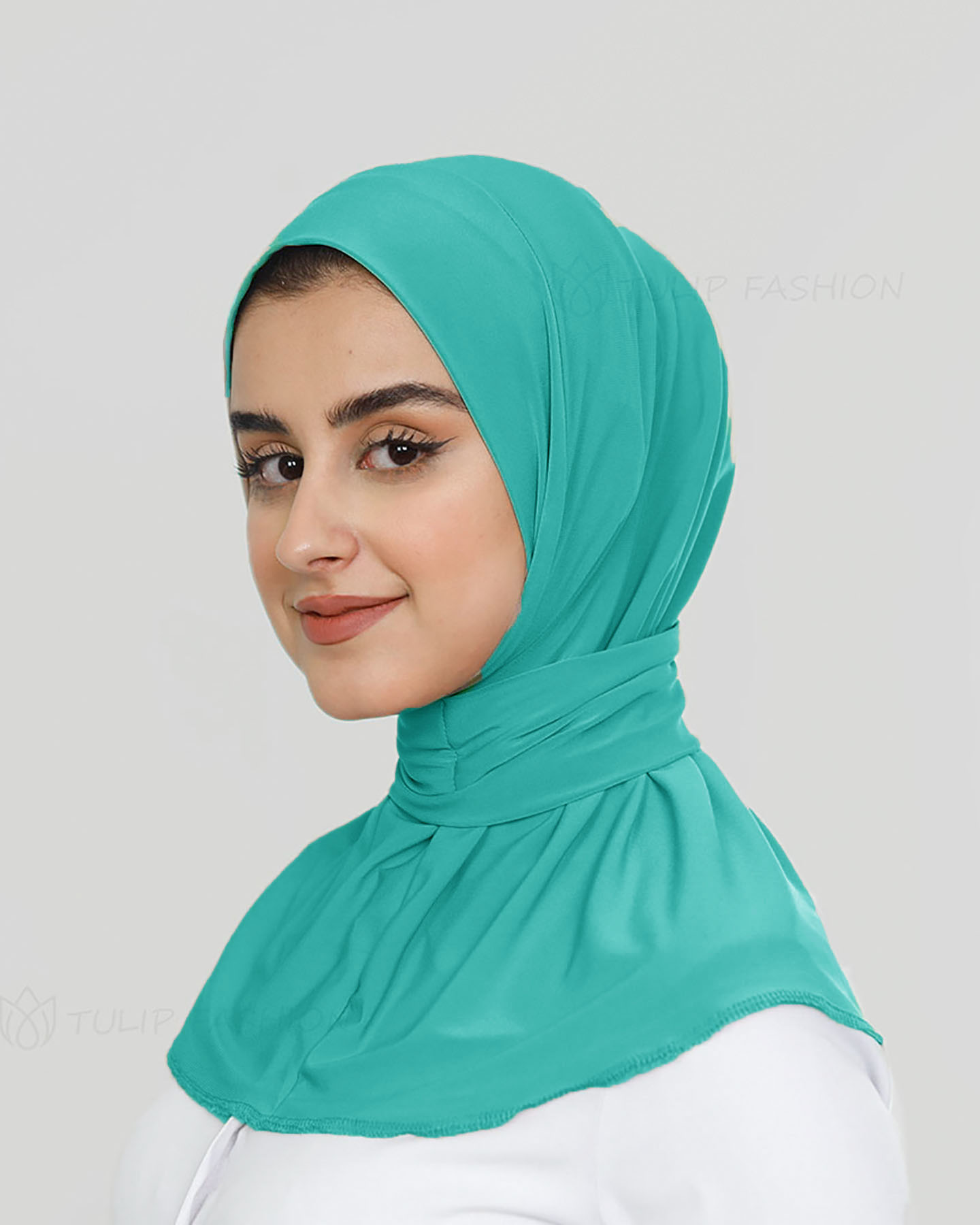 Al Amira Instant Hijab - Light Green - 2
