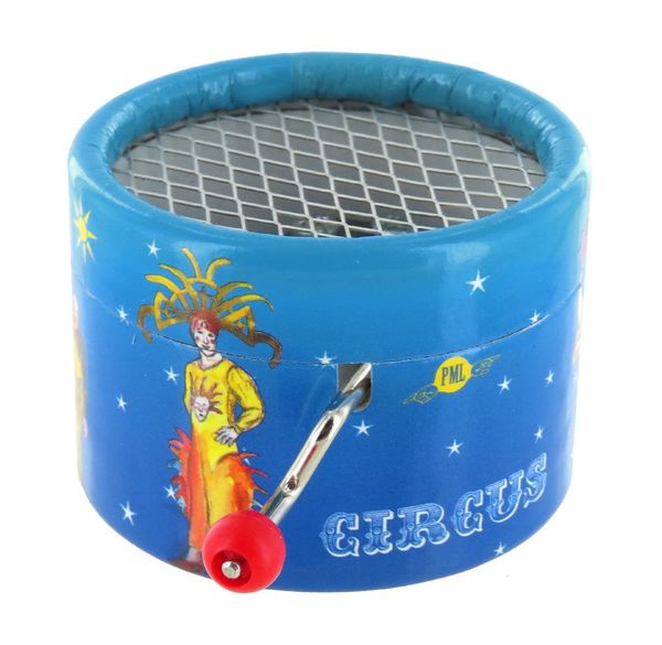 Cardboard box for musical mechanism - Circus