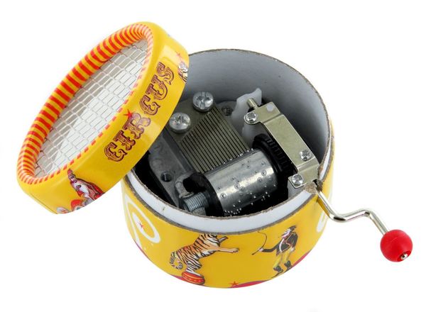 Cardboard box for musical mechanism - Circus - 6
