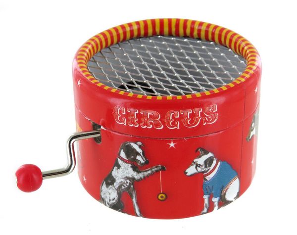 Cardboard box for musical mechanism - Circus - 12