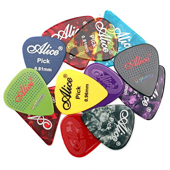Alice Variety 12-Pack Med/Heavy Picks