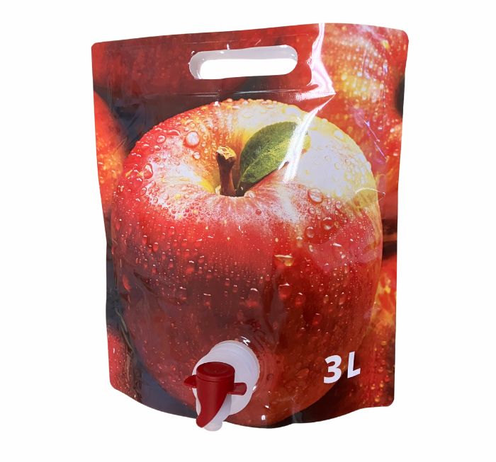 Stand up pouch apple, 3 l